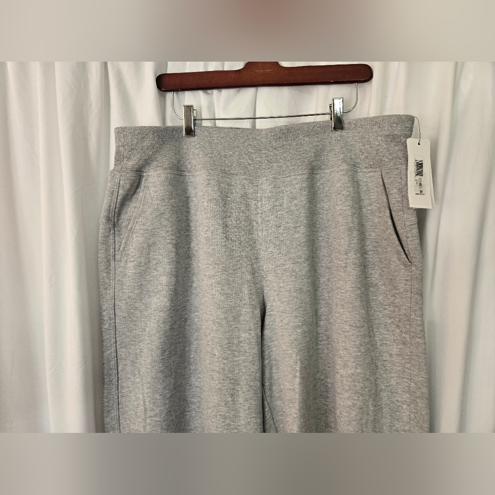 Calvin Klein Performance NWT Gray Track/Wide Leg Activewear Pants Size 1X